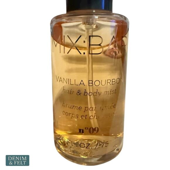 Mix:Bar Vanilla Bourbon Hair & Body Mist No.09 Warm Sweet Scent 2.5oz NEW - Picture 10 of 12